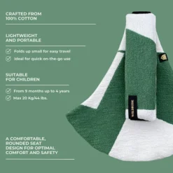 Wildride Porte-bébé pour Grand Enfant - Green Graphique