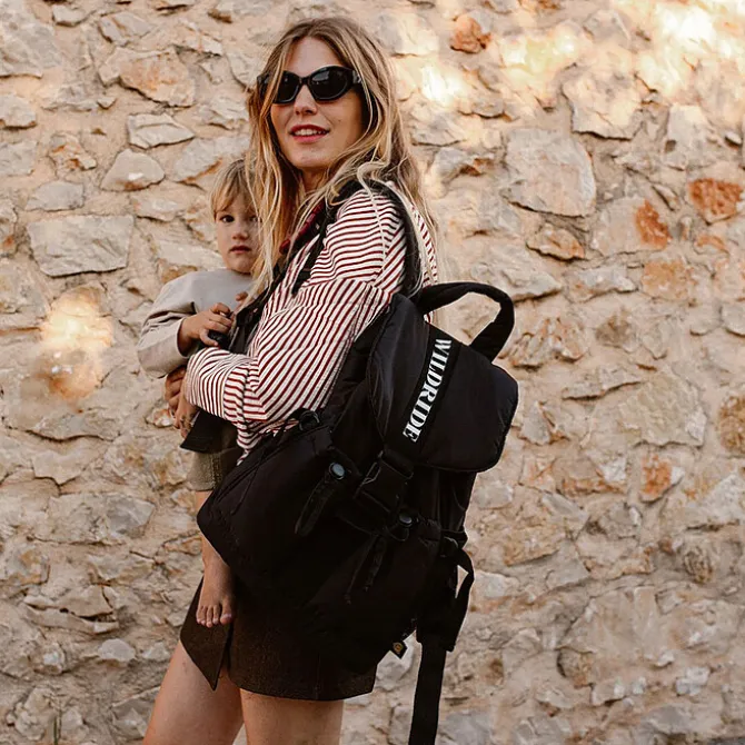 Wildride Sac à Dos à Langer - Noir