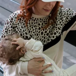You&Milk Sweat d'Allaitement Le Graou Just Mama Léopard - XL