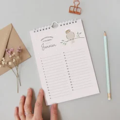 Zü Calendrier des Anniversaires - Ginko