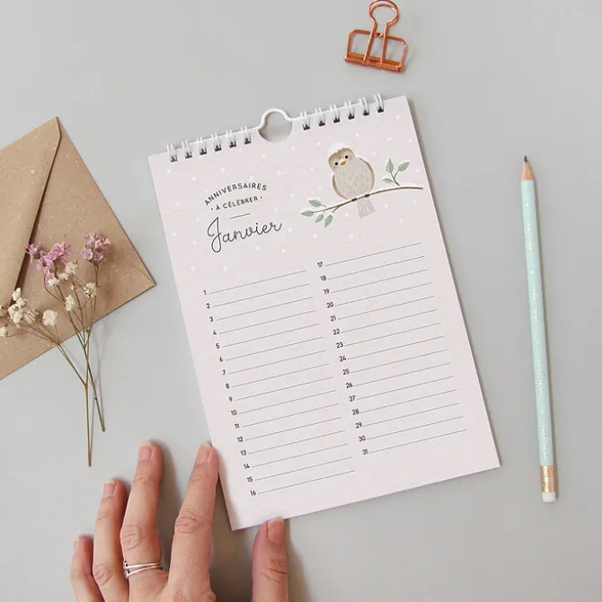 Zü Calendrier des Anniversaires - Ginko